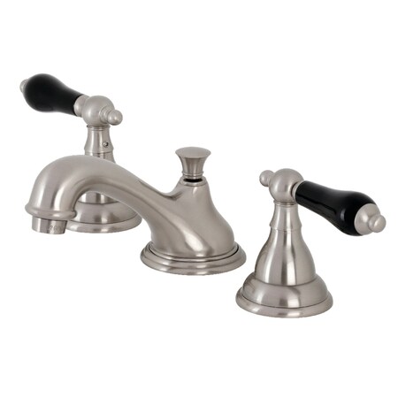Kingston Brass KS5568PKL Duchess Widespread Bathroom Faucet W/ Brass Pop-Up, Nickel KS5568PKL